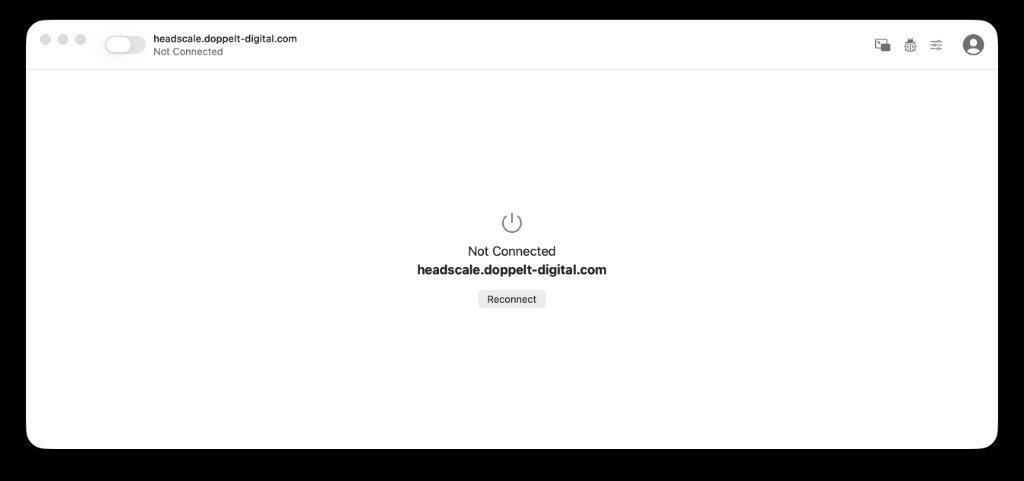 Open Tailscale app
